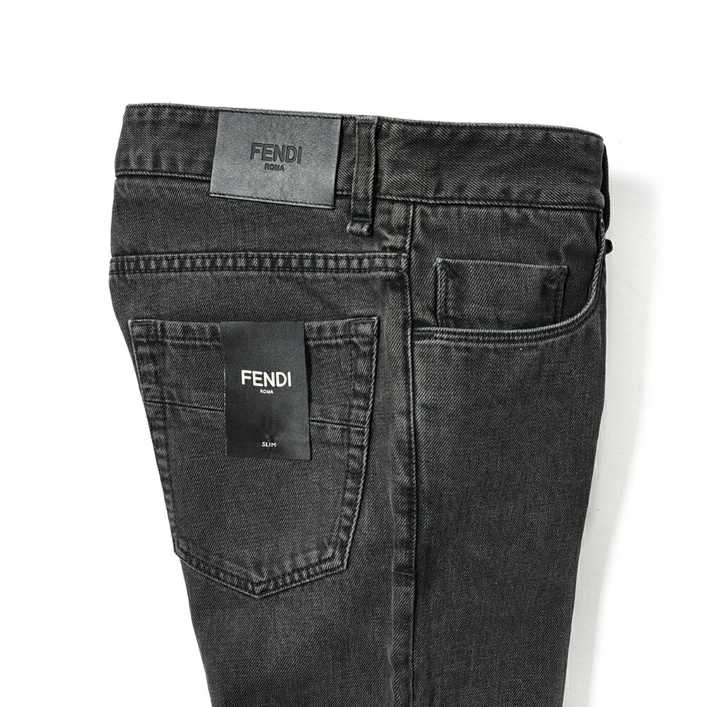 楽天市場】フェンディ FENDI ブラック デニム ジーンズ パンツ メンズ