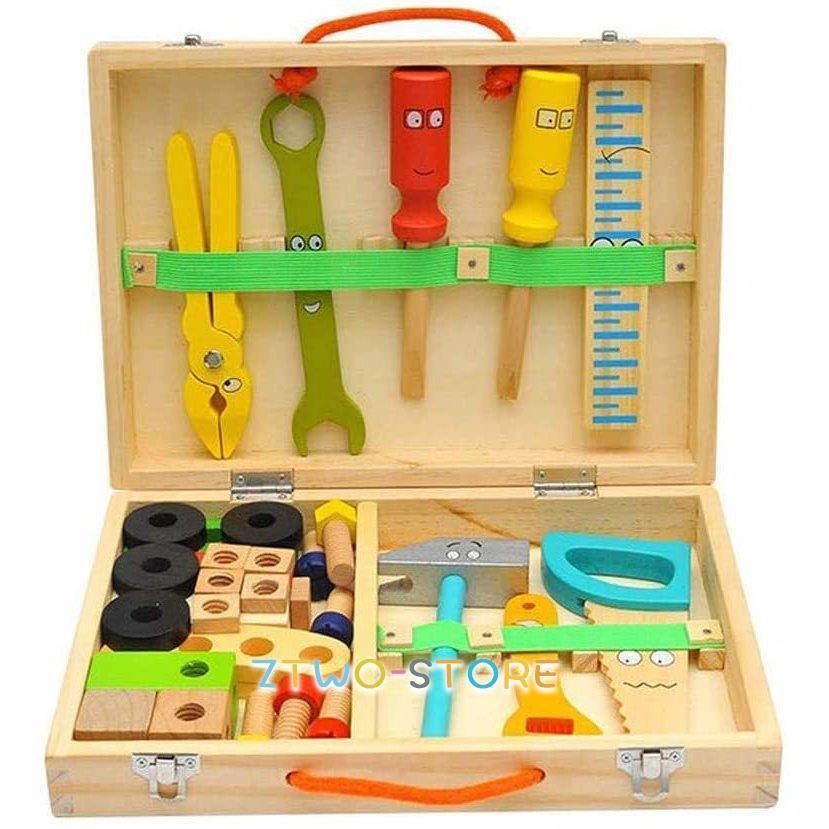 楽天市場】大工さん 子供用 工具セット 子どもにな大工さんセット 木製