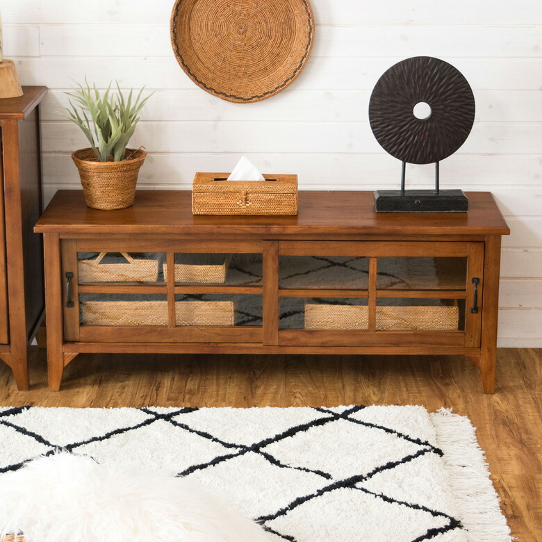 楽天市場】ローボード テレビ台 木製 幅120cm 扉付き テレビラック