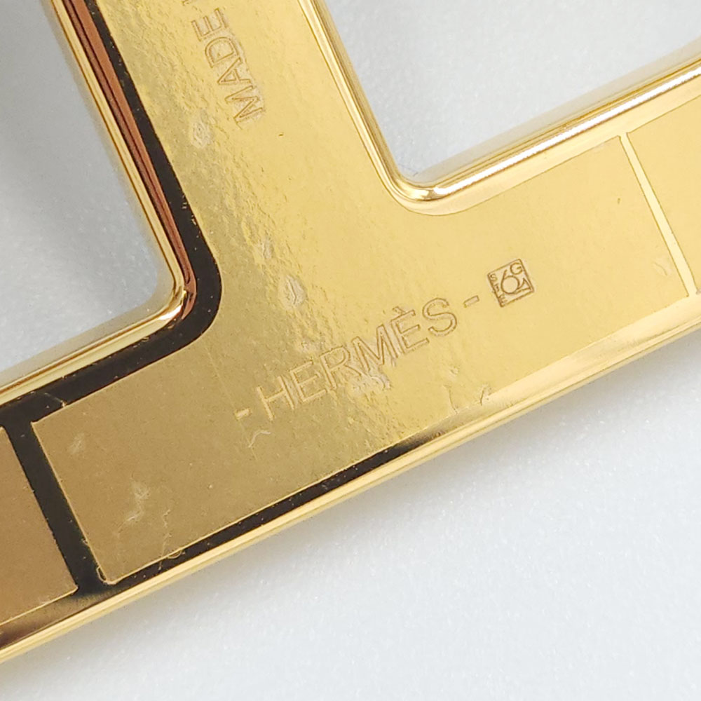 楽天市場】エルメス HERMES シェーヌダンクル ブローチ エタン