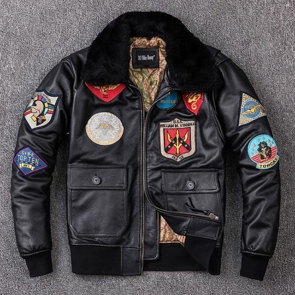 楽天市場】G1フライトジャケット刺繍ワッペン ブルゾン MA-1革ジャン G