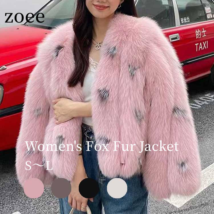 GRANCY】ファーポケットデザインフェードN2Bジャケット ピンクS GRANCY