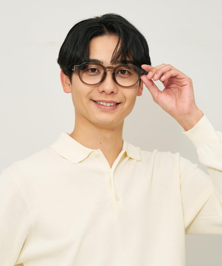 油彩人物画 メガネの男性 板に油 33cm×24cm 油彩人物画 メガネの男性