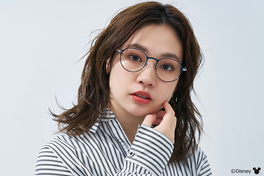 楽天市場】|ボストン型 メガネ（ブルー） Disney Collection created