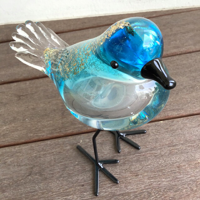 鳥 バード 置物 オブジェ ARTLASI ガラス 鳥 バード 置物 オブジェ