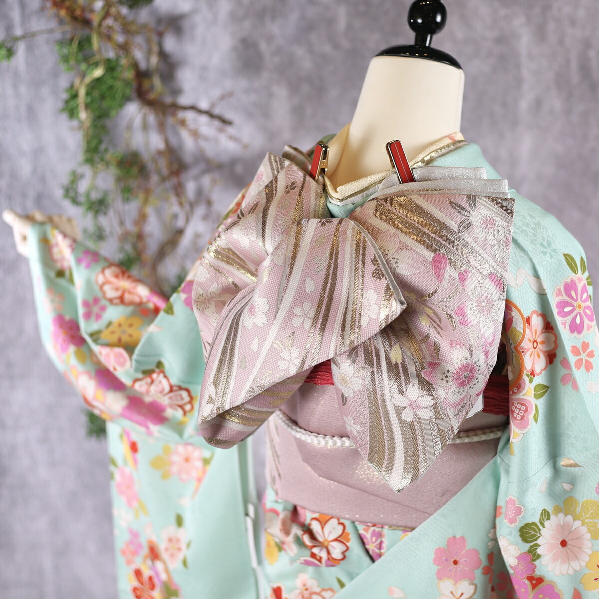 楽天市場】【中古】振袖 7点フルセット LLサイズ 振袖セット 振袖フル