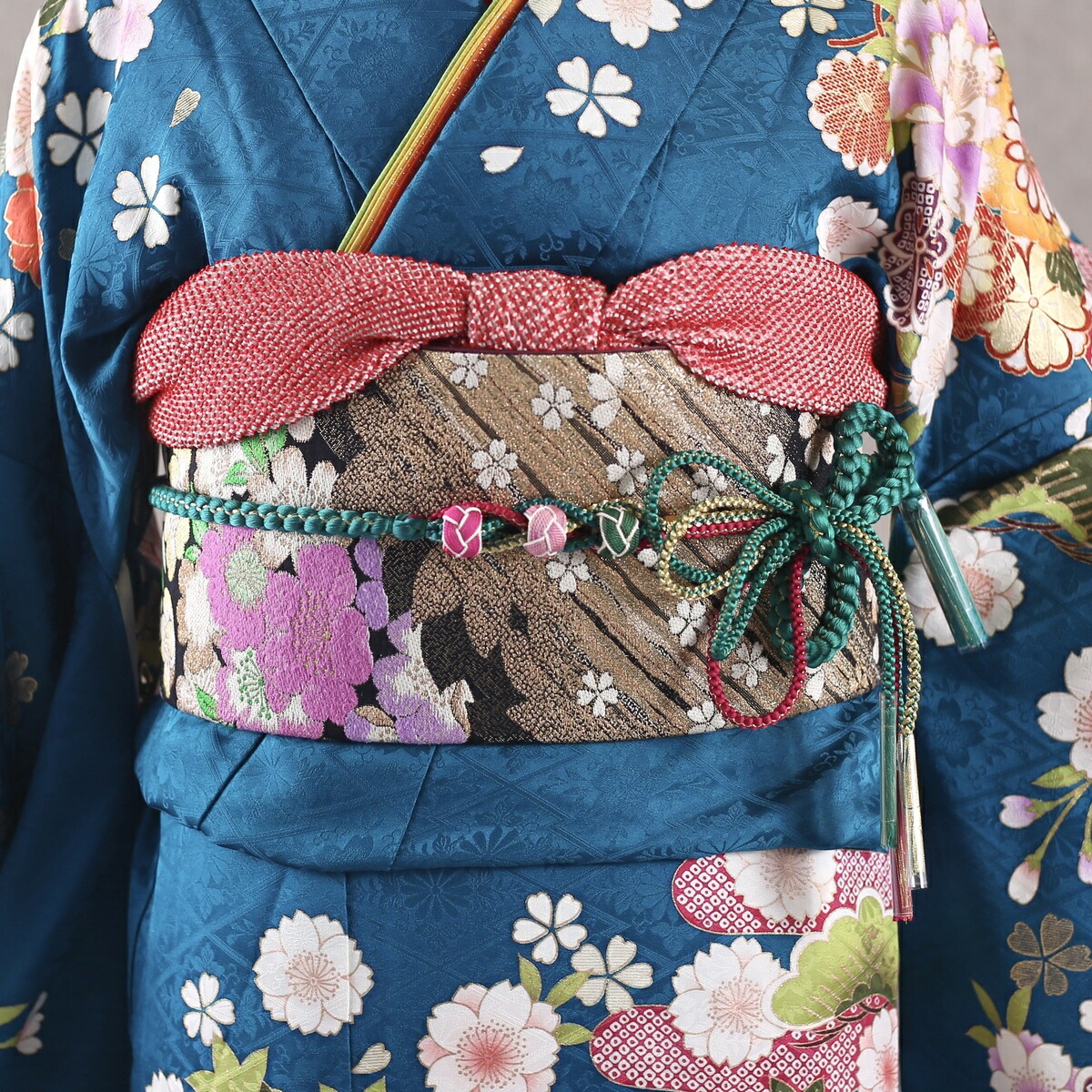 楽天市場】【中古】振袖 7点フルセット LLサイズ 振袖セット 振袖フル