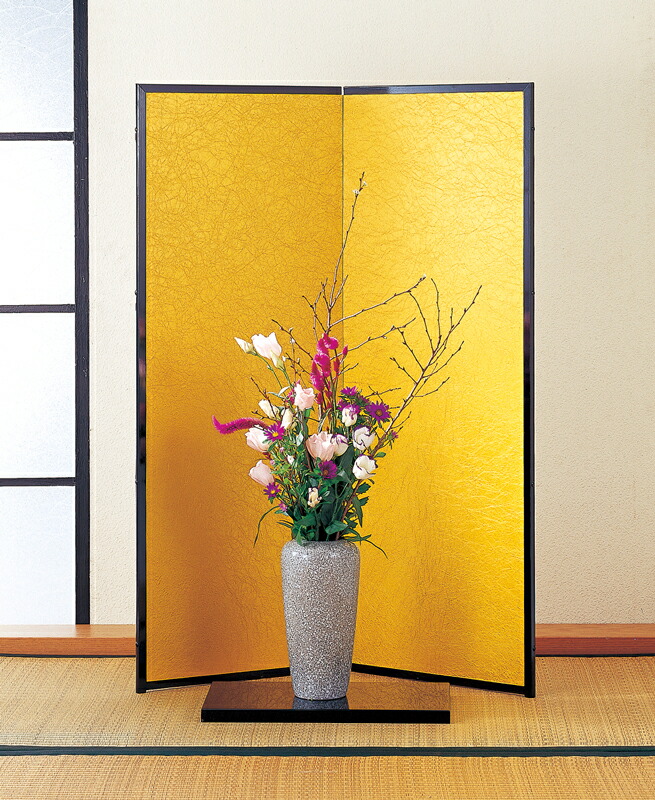 カラフル花柄金属製パーテーション