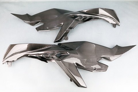 楽天市場】A-TECH エーテック タンクサイドカバーSPL ZX-25R KAWASAKI