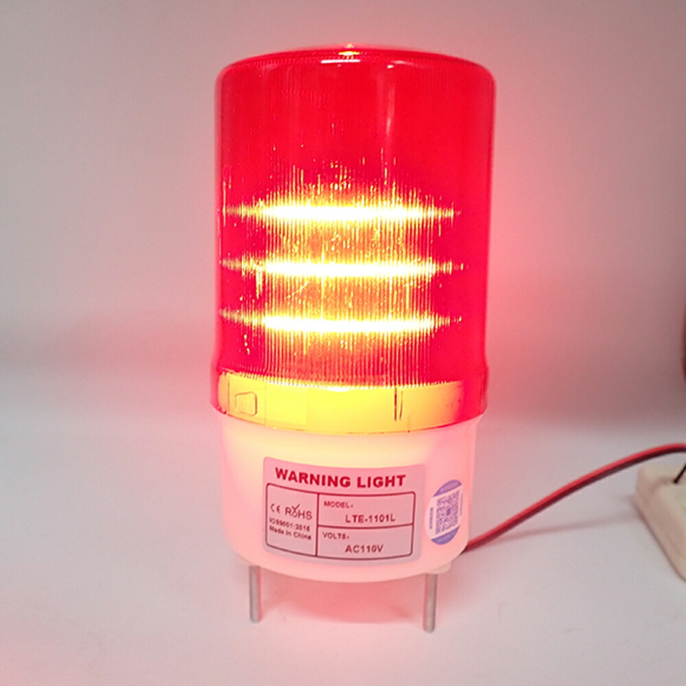 楽天市場】【今だけP5倍☆7日〜8日中】 回転灯 LED 赤 100V AC100