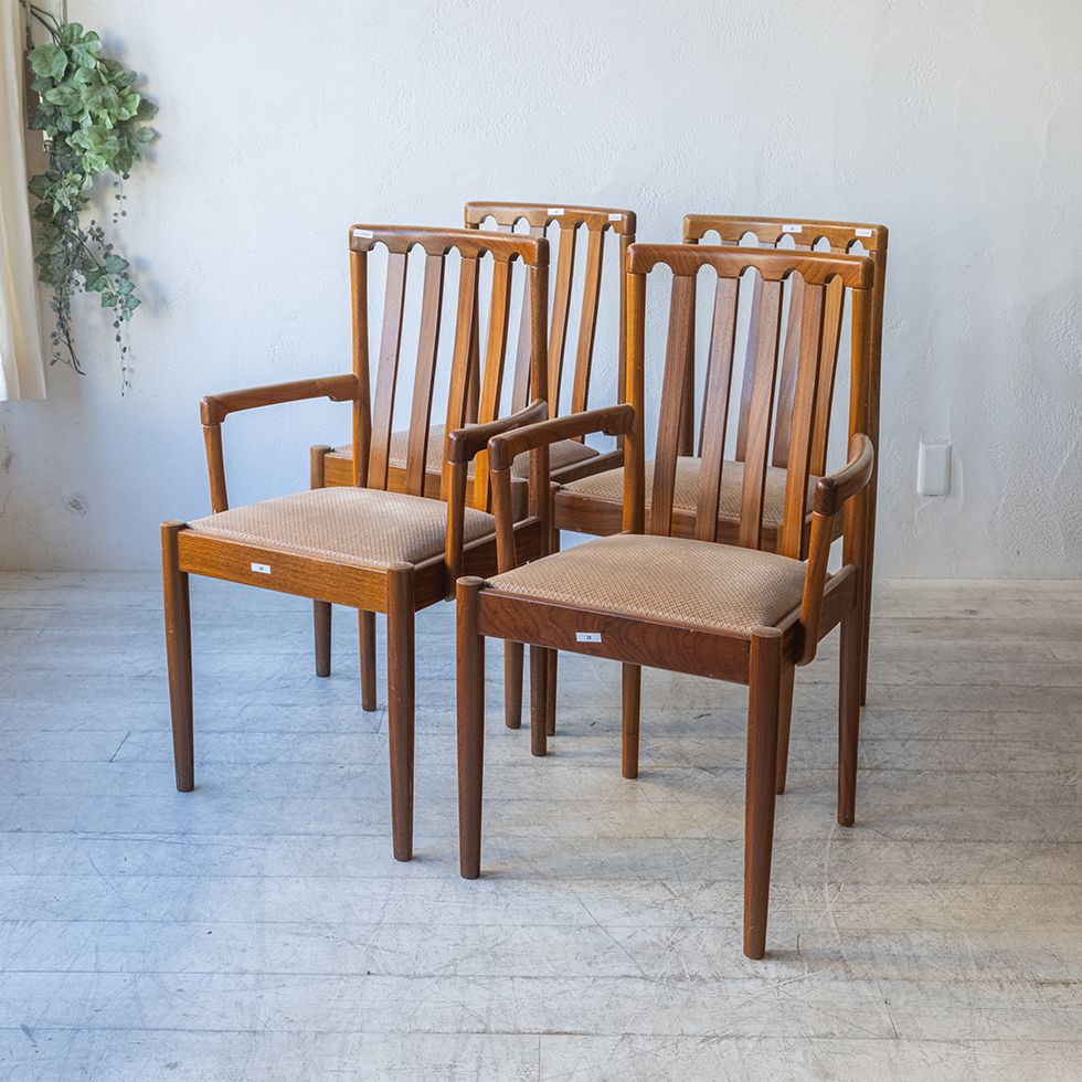 楽天市場】ダイニングチェアセット 4脚 アンティーク イギリス