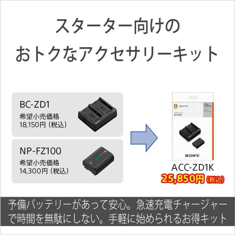 SONY(ソニー) ACC-ZD1K アクセサリーキット(BC-ZD1+NP-FZ100)