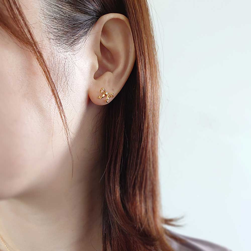 楽天市場】ピアス ダイヤモンド K18 18金 ピンクゴールド イエロー