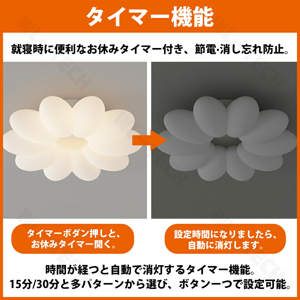 レア！ 北欧 花型 シーリングライト ホワイト 未使用 レア！ 北欧 花型