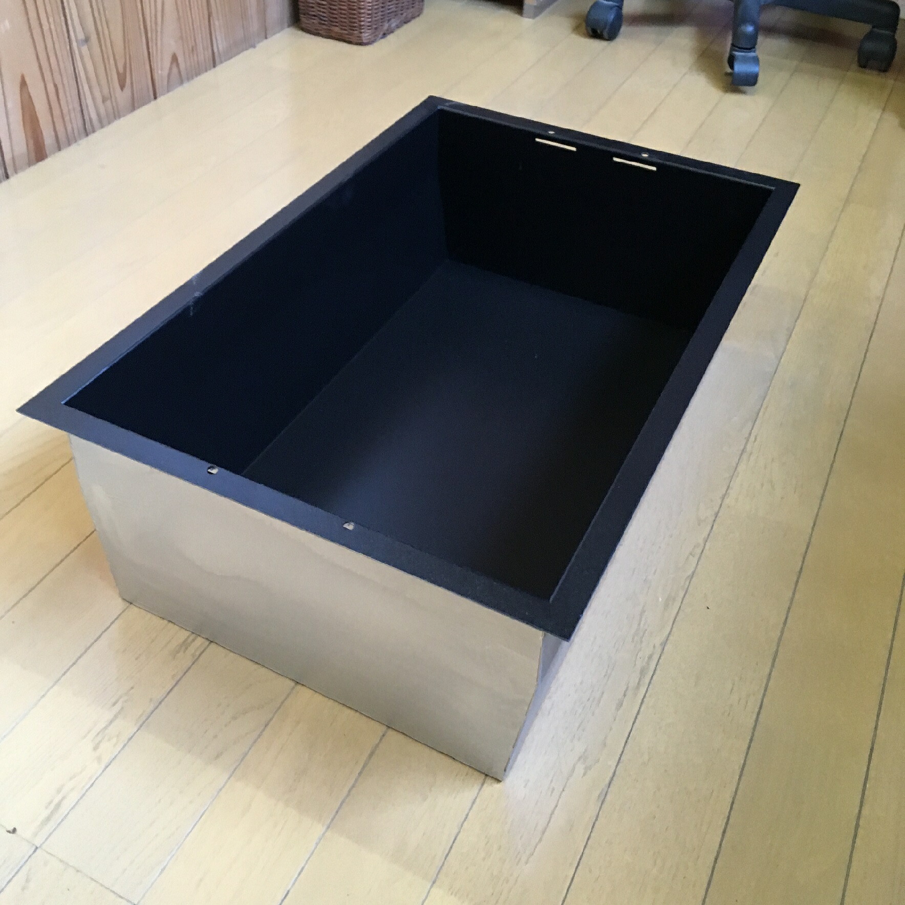 囲炉裏付き木製座卓 囲炉裏付座卓 炉端付き座卓 炉端付き座卓 座卓 座