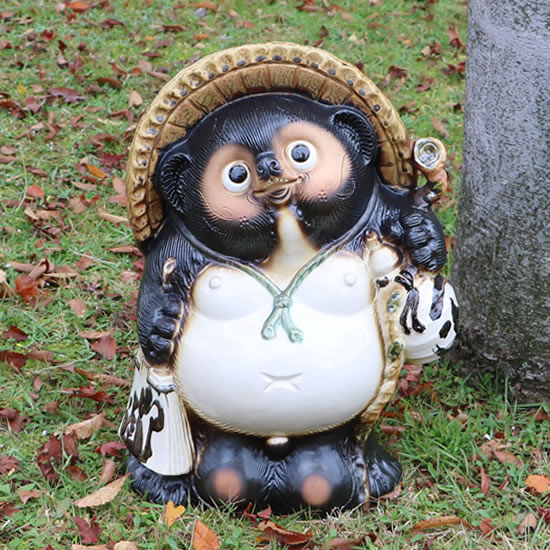 楽天市場】信楽焼 16号福狸 信楽焼たぬき 送料無料 タヌキ 陶器タヌキ