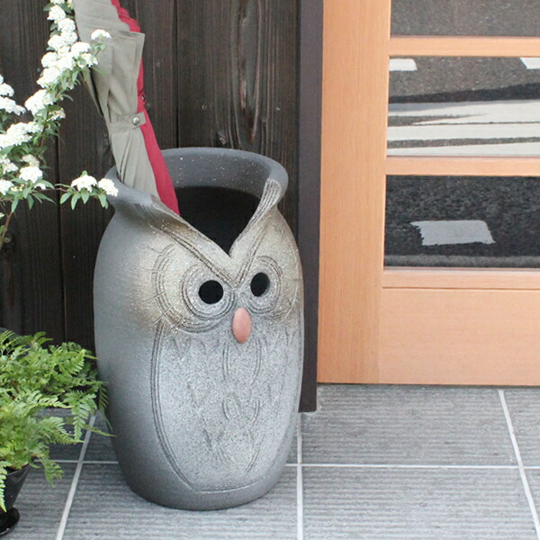 楽天市場】【今だけ限定11%OFFクーポン配布中】信楽焼 茶ふくろう彫壷