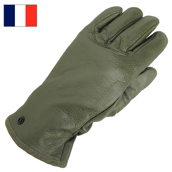 楽天市場】メール便可 フランス軍 レザーグローブ グリーン デッド