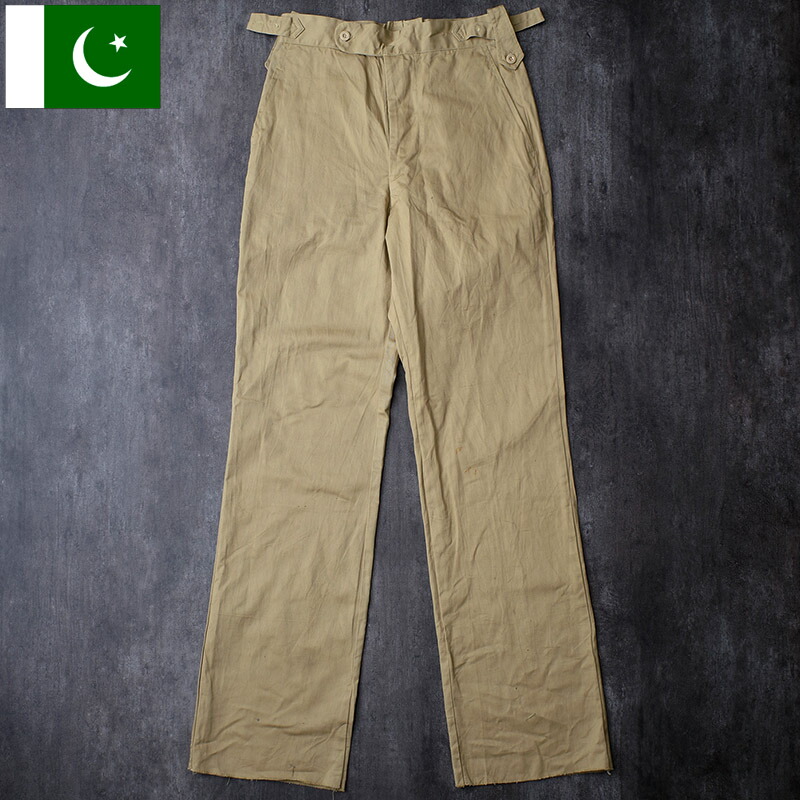 楽天市場】パキスタン軍 80s チノパンツ カーキ USED PP474UN