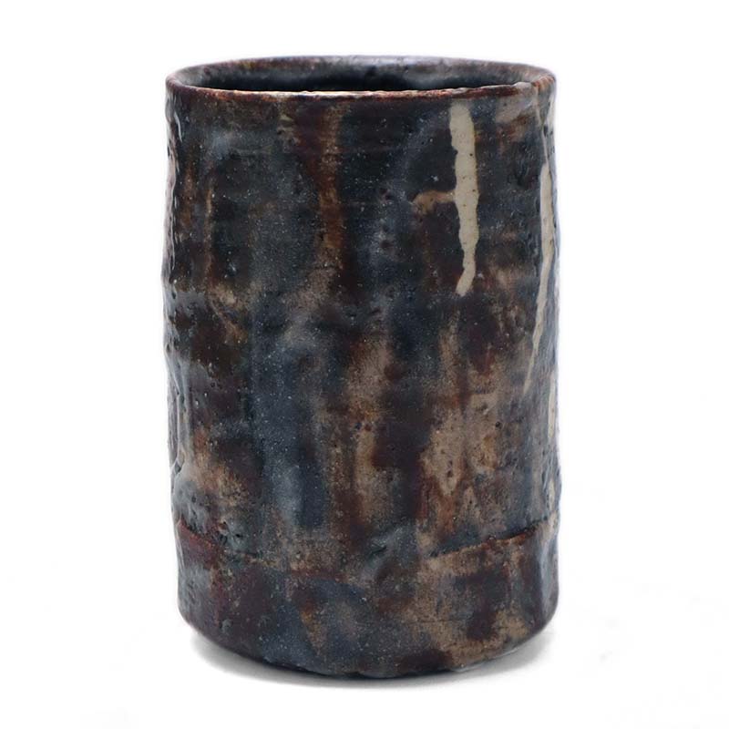 楽天市場】志野焼：鼠志野湯呑・瀧川恵美子《湯呑・5.7cm》 : 和食器の