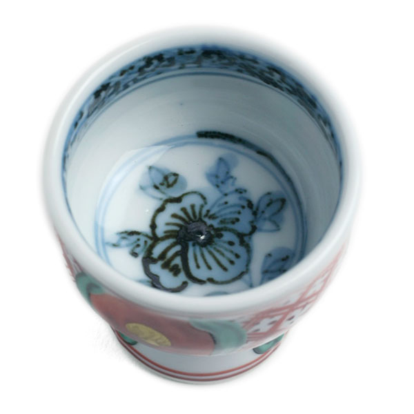 九谷焼 須田菁華2代目 古赤絵 丸赤紋 徳利