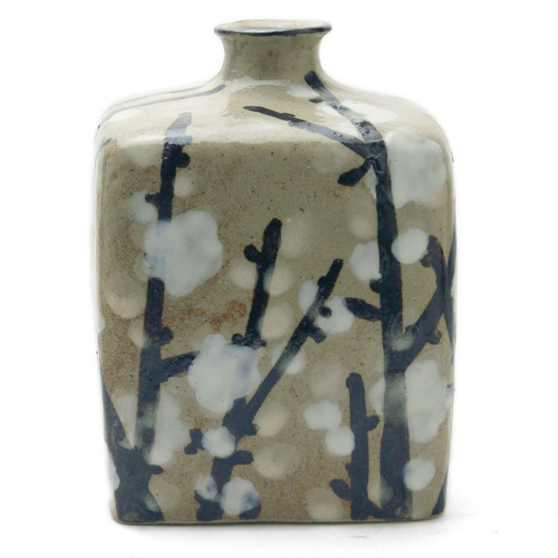 乾山写 蓋物 白梅 京焼 清水焼 美術品 工芸品 乾山写 蓋物 白梅 京焼