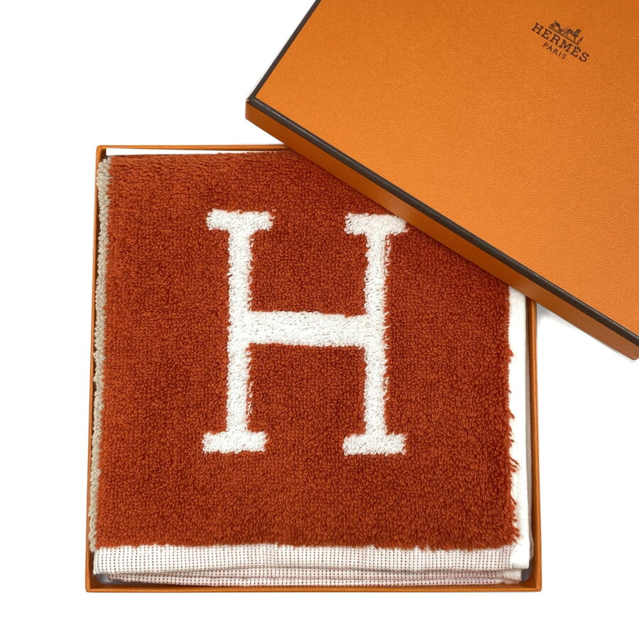 楽天市場】エルメス HERMES ハンドタオル カレタオル アヴァロン