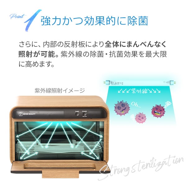 楽天市場】UV クリーンシステム 紫外線 消毒器 高さ22.5×幅35×奥行24cm