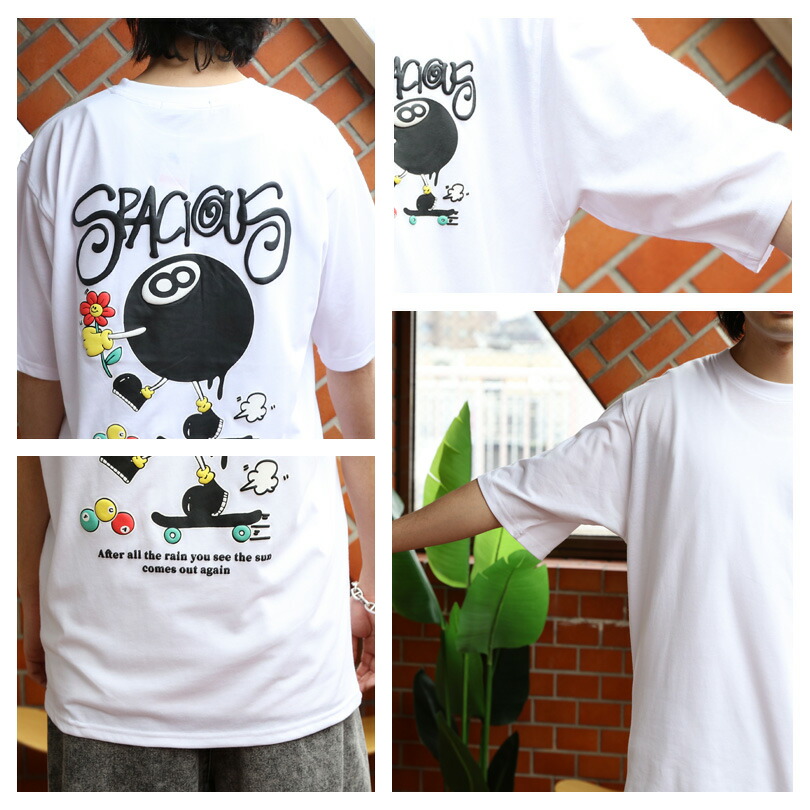 楽天市場】Tシャツ メンズ 半袖全4色 新作 TシャツTシャツ ビリヤード