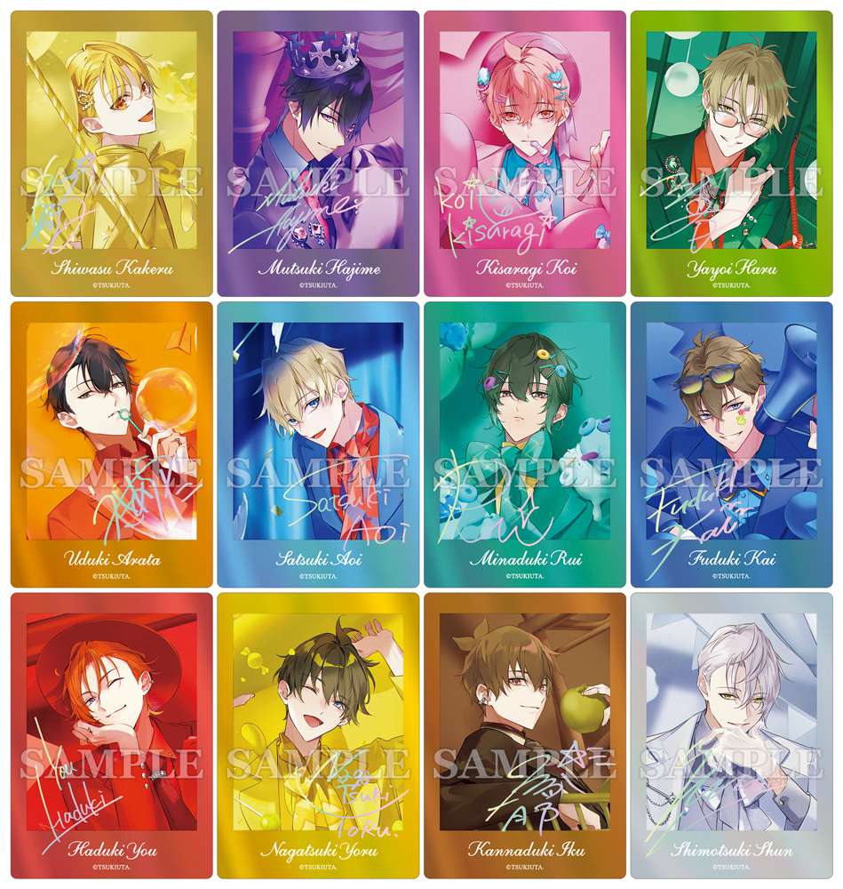 ツキウタ 10周年 缶バッジ 皐月葵 ツキウタ。 皐月葵 キャラバッジ