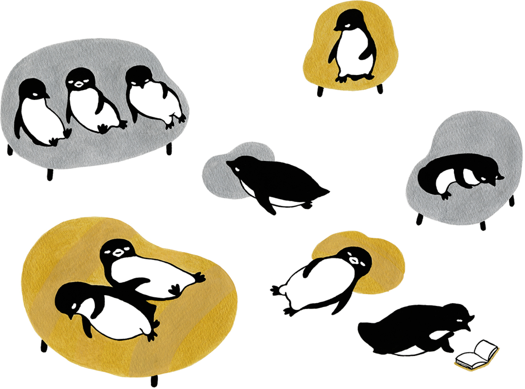 Suicaのペンギン作者・坂崎千春によるアート＆グッズ展。名古屋で東海