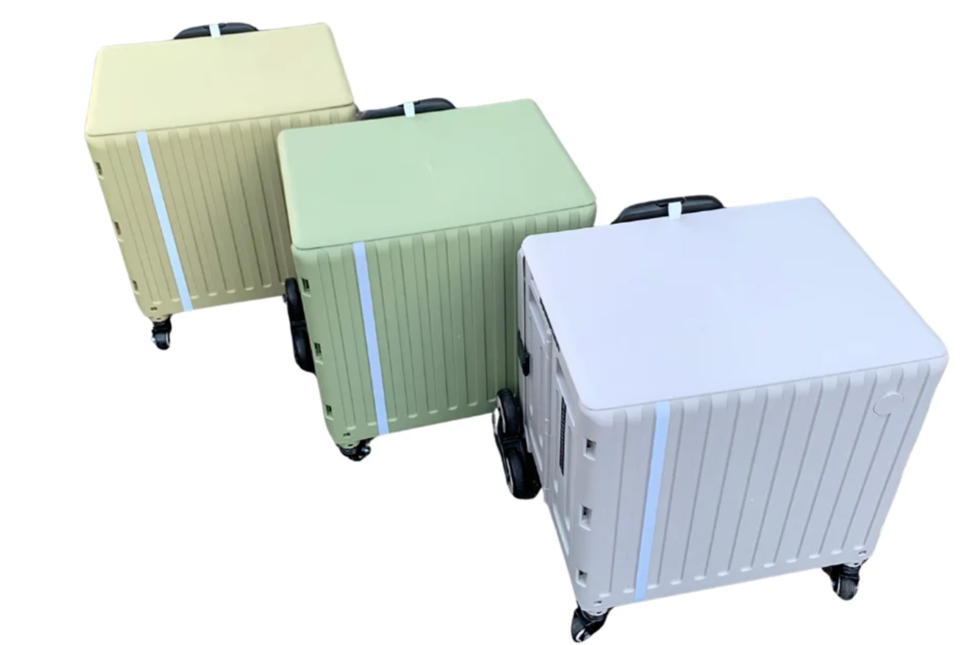 8輪で階段ものぼれる折りたたみ式キャリーカート「クライムマスター8