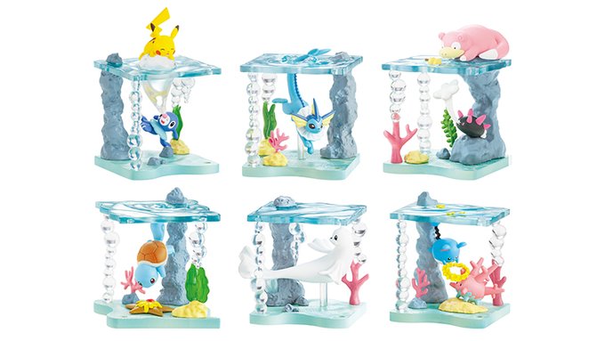 海がテーマのジオラマフィギュアが発売「あつめて ひろがる！ポケモン