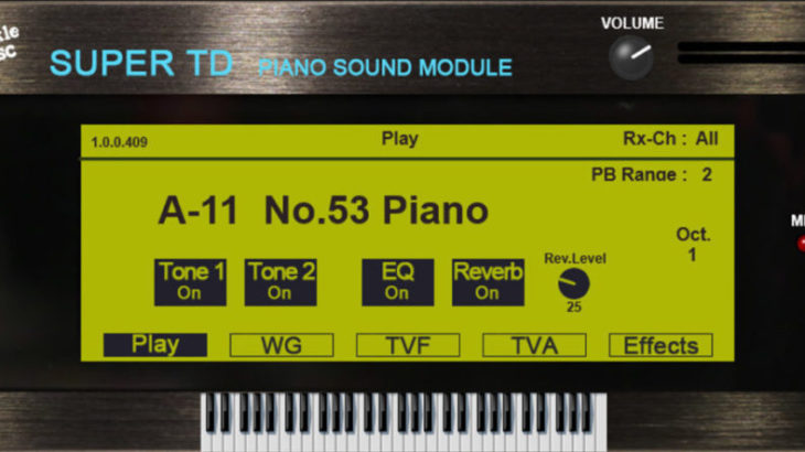 JD-800の53番ピアノを再現したVSTi No.53 Piano V2 │ twinkledisc