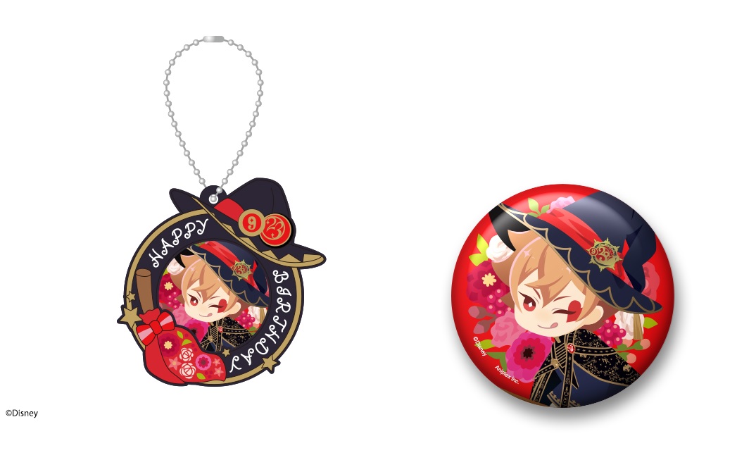 ツイステ プラチナ ジャケット 缶バッジ エース・トラッポラ オーロラ