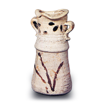 志野口透耳付花入 しのくちすかしみみつきはないれ | 鶴田 純久の章 お話