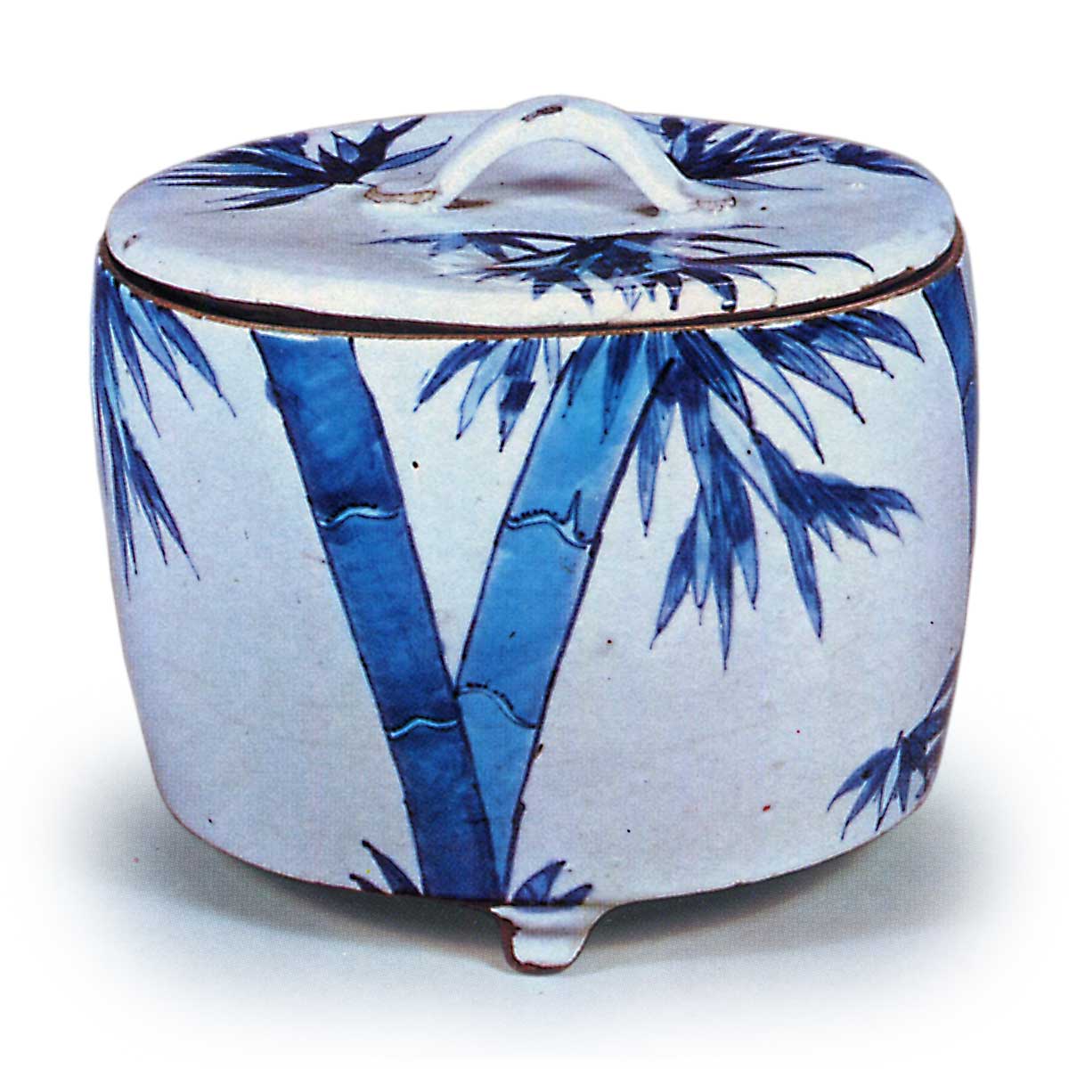 染付竹絵水指 そめつけたけえみずさし | 鶴田 純久の章 お話