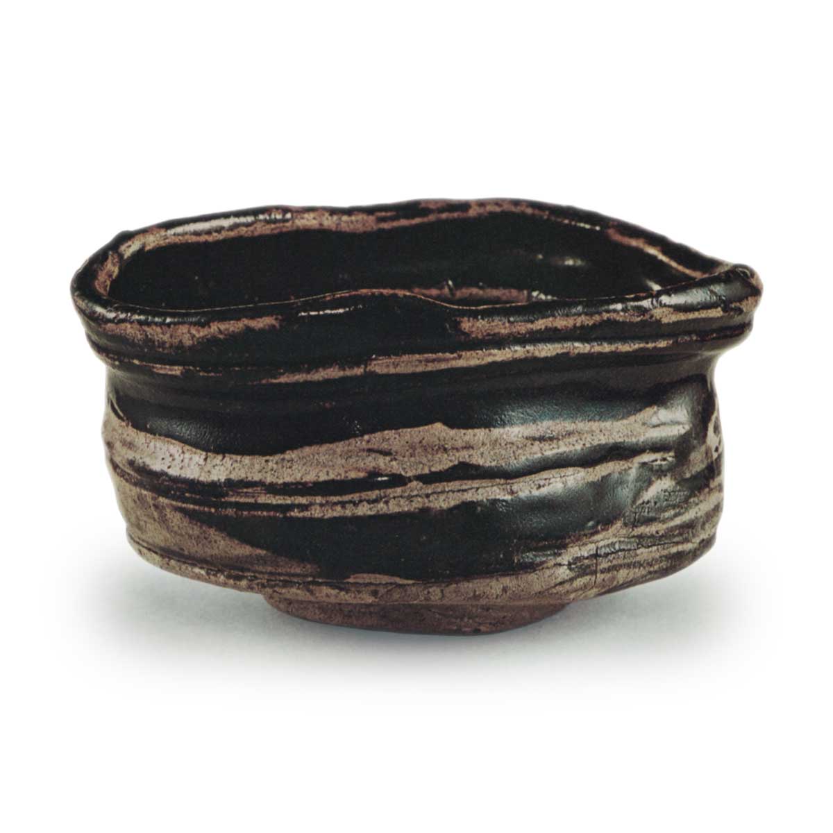 黒織部茶碗 銘 松風 | 鶴田 純久の章 お話