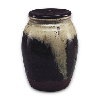 叩き朝鮮唐津水指 銘「櫓瀑」 | 鶴田 純久の章 お話