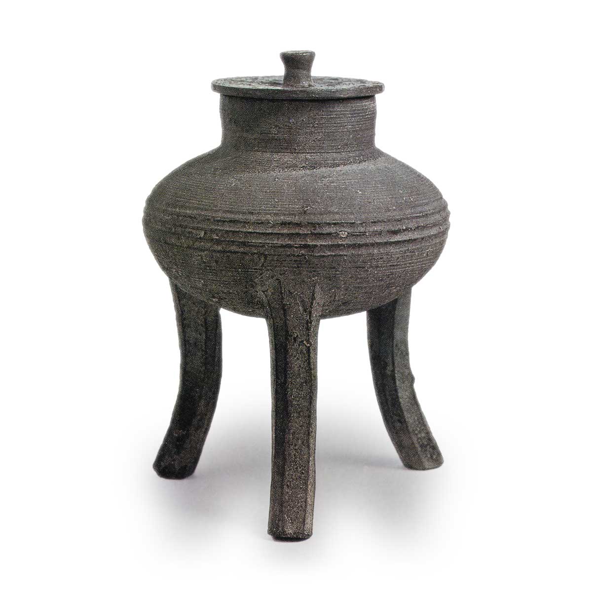 須恵器 有蓋三足壺 | 鶴田 純久の章 お話