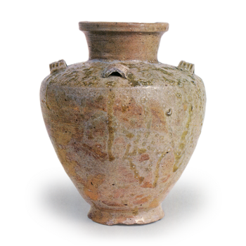 瀬戸 灰釉四耳壺 | 鶴田 純久の章 お話