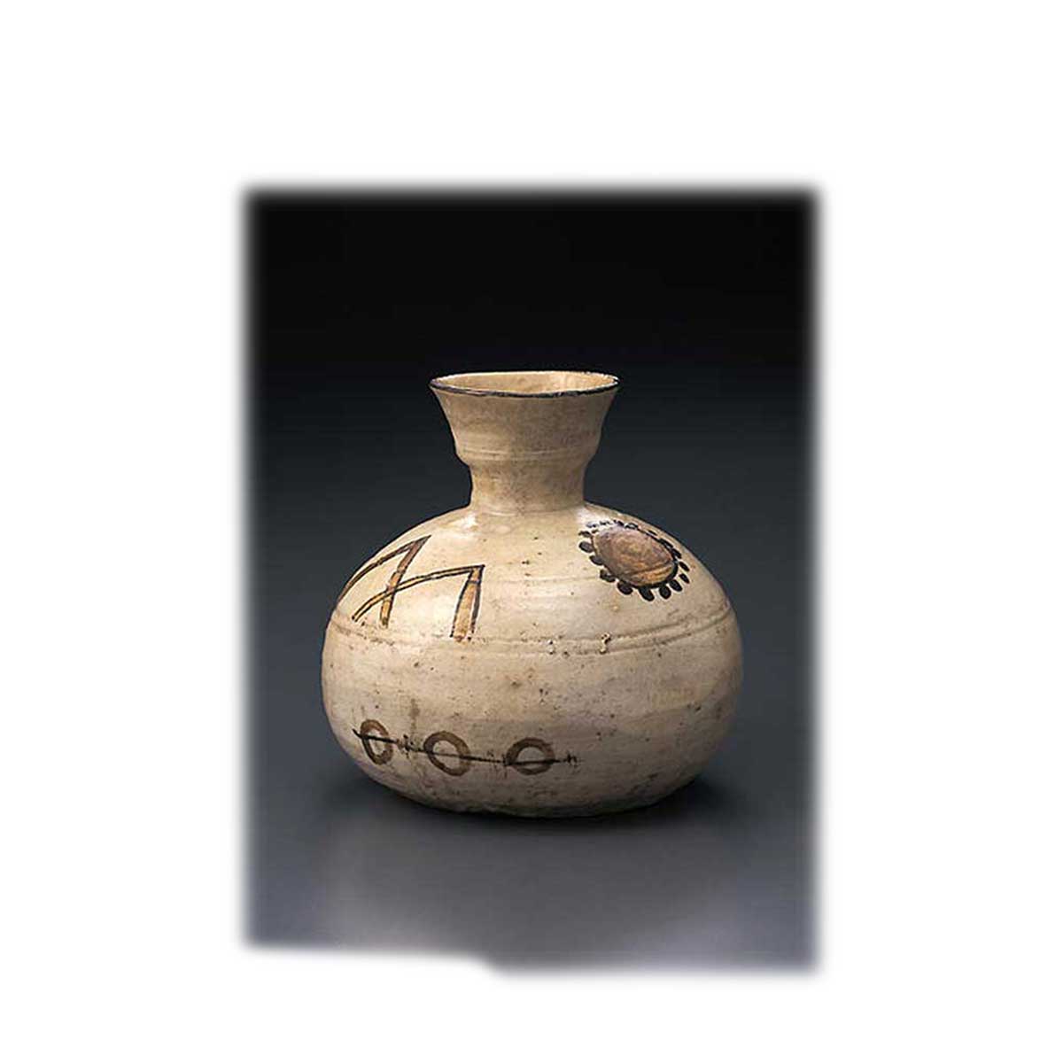 志野織部 徳利 金継ぎ 志野織部徳利 - MIHO MUSEUM