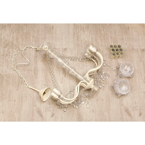 高級 シャンデリア 9灯 LED電球対応 天井照明 ジュリエット クリーム