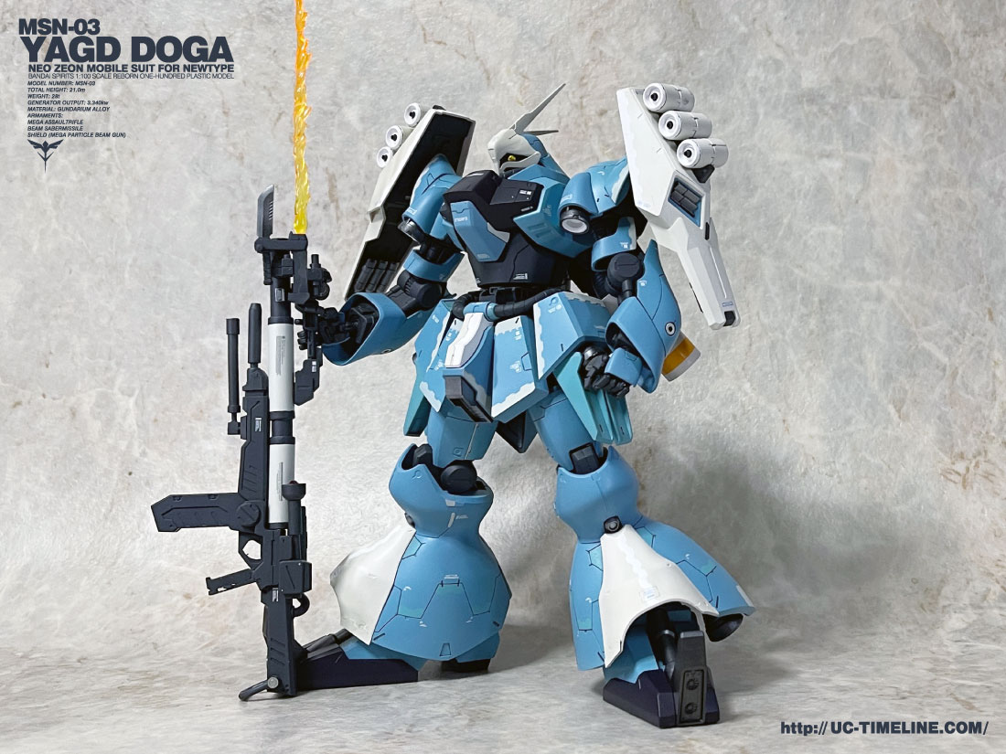 RE/100 ヤクト・ドーガ 完成報告。 – UC-TIMELINE. ガンプラ好きだけど