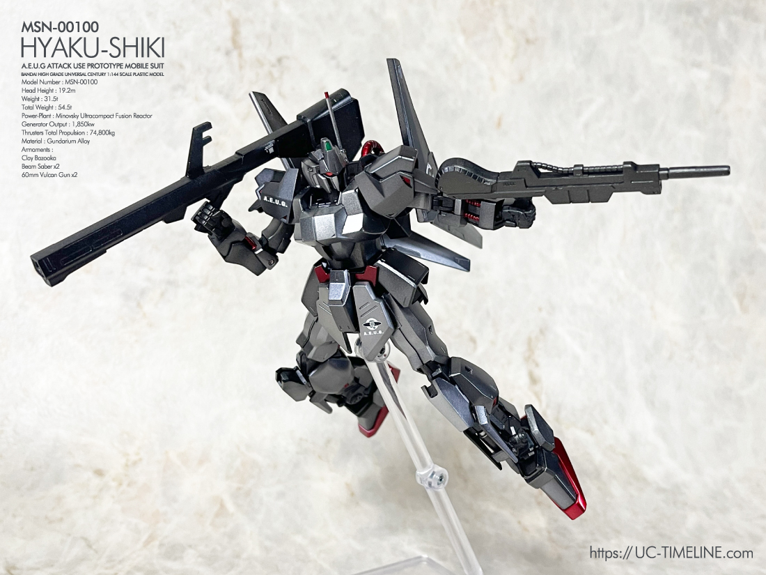 HGUC 百式 完成報告。 – UC-TIMELINE. ガンプラ好きだけど難しいことは