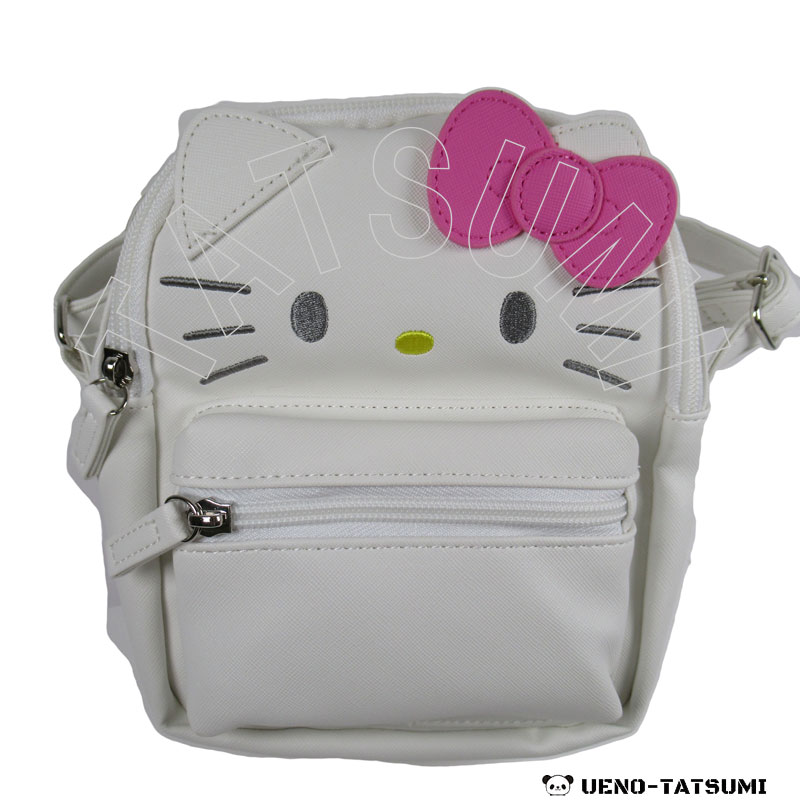 ハローキティ フェイス形ショルダーバッグ - キャラクターショップ