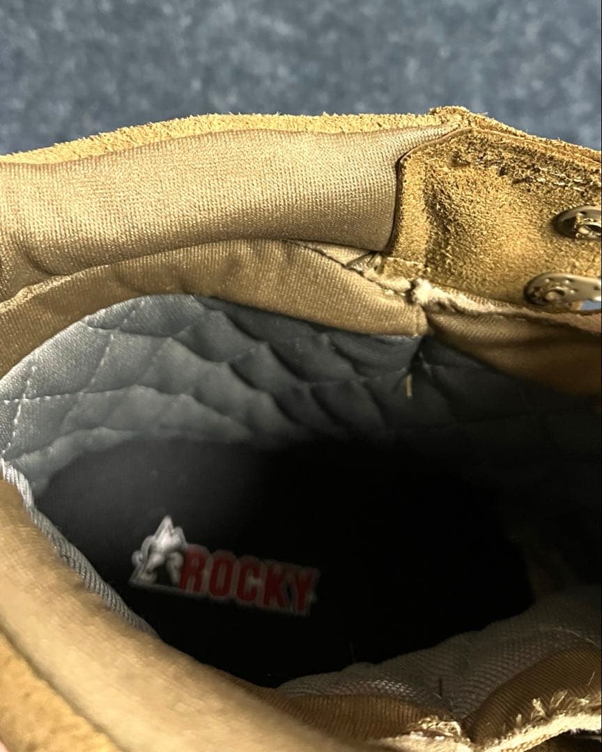 U.S. Military Issue, Unused ROCKY Tactical Boots, Coyote, Measured