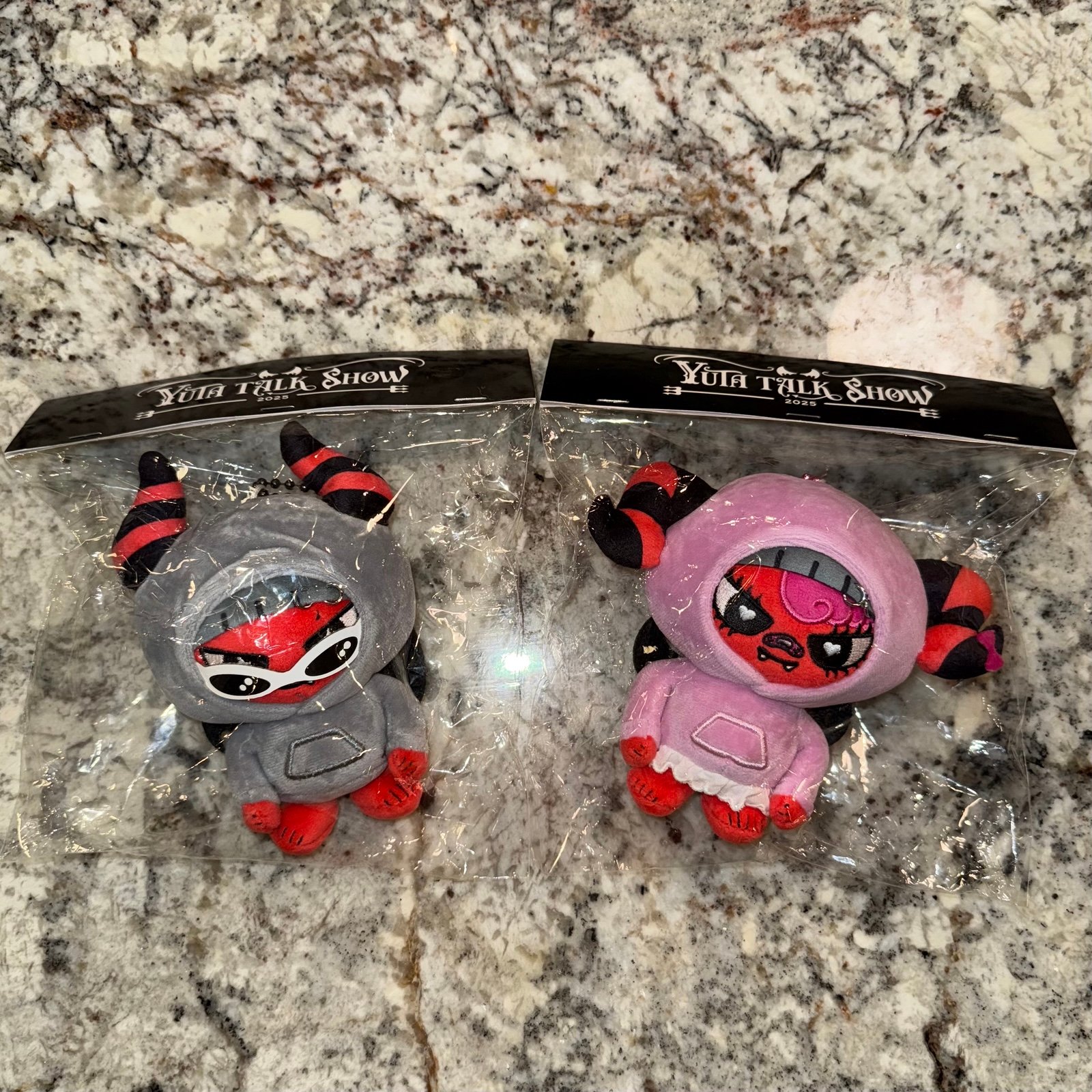 YUTA TALK SHOW Mascot Doll Plush Keychain - Yu and Uta Ver. Set