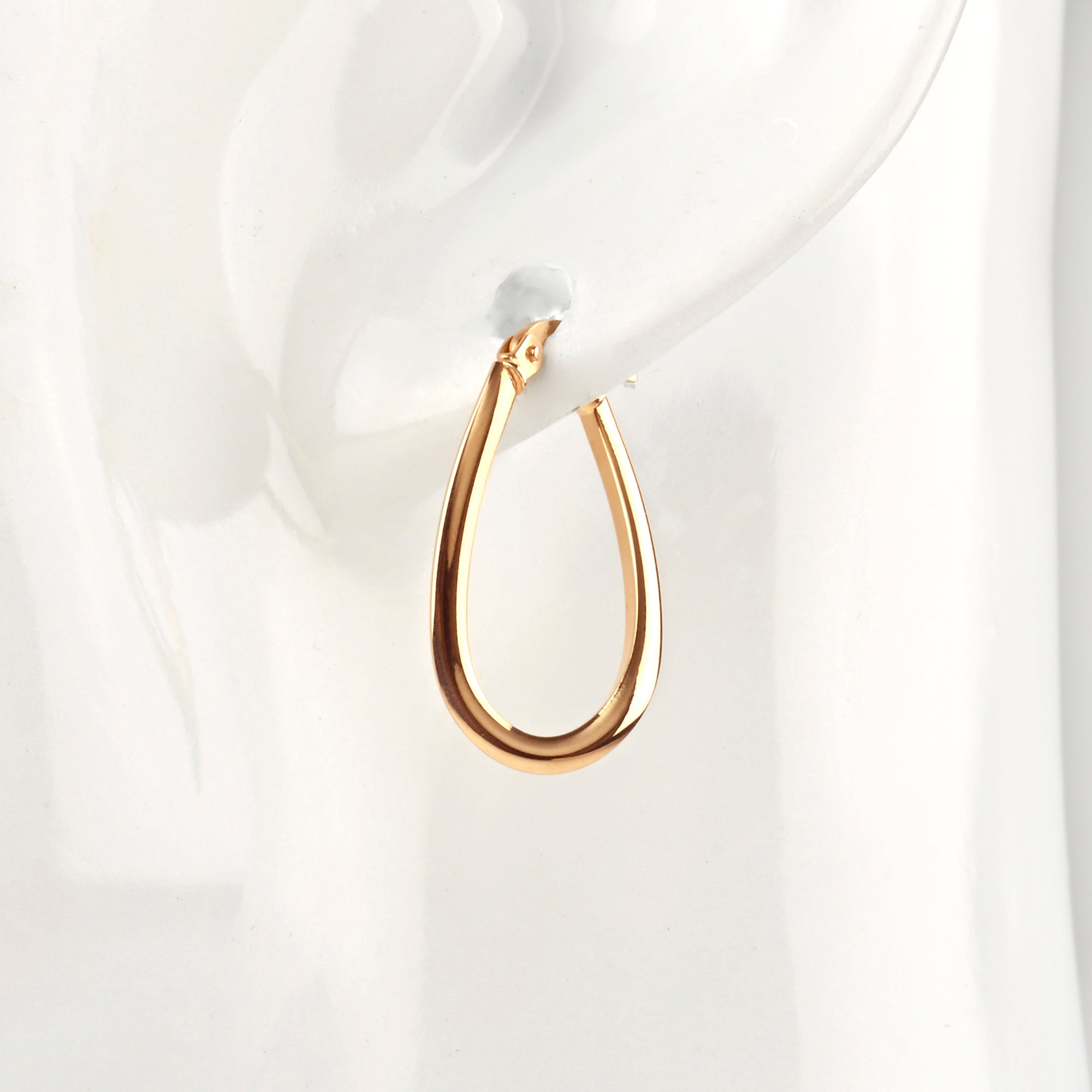 UNOAERRE K18イエローゴールドデザインフープピアス 31814 | UNOAERRE