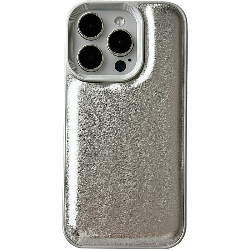 iPhone14 Pro】シルバーパフケース – UNiCASE